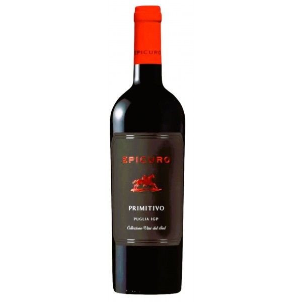 Вино Primitivo Puglia IGP 2021 червоне сухе 0,75 л 14% (8021904316112)